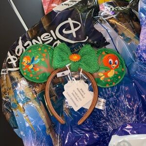 Disney 2026 Flower Garden Festival Orange Bird and Spike Ears Headband Loungefly